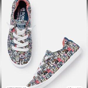 Sketchers BOBS Beach Bingo Washable Slip-on Shoes